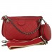 Женская кожаная сумка 9096 RED